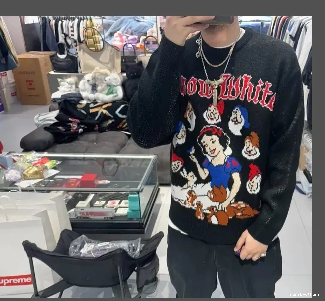 Sweater WHITE White Snow SNOW 24FW SWEATER 0721